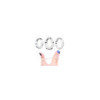 Pack 3 cockring transparents avec billes 